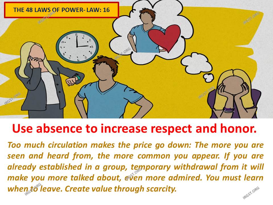 In Summary: The 48 Laws of Power16