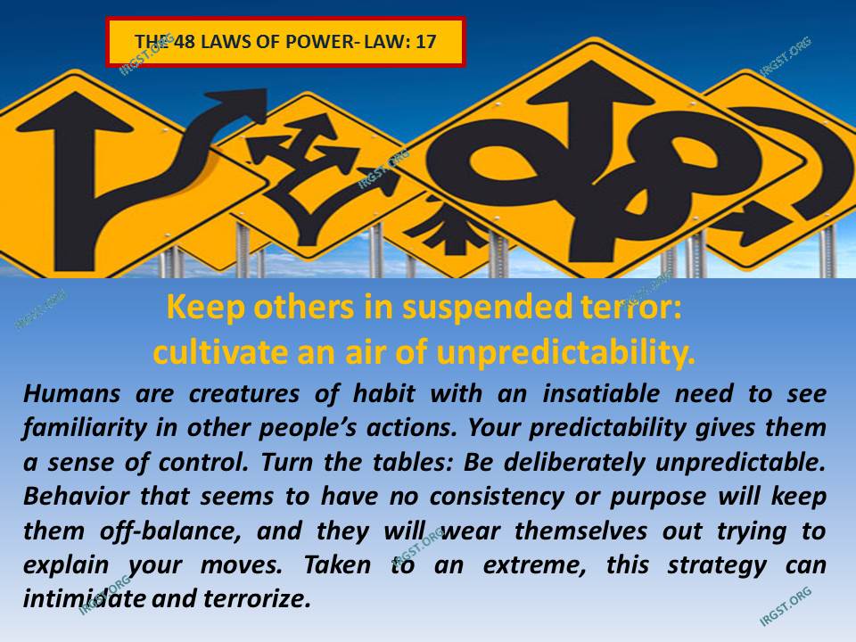 In Summary: The 48 Laws of Power17