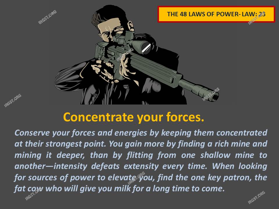 In Summary: The 48 Laws of Power23