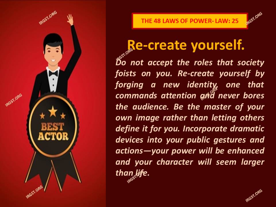 In Summary: The 48 Laws of Power25