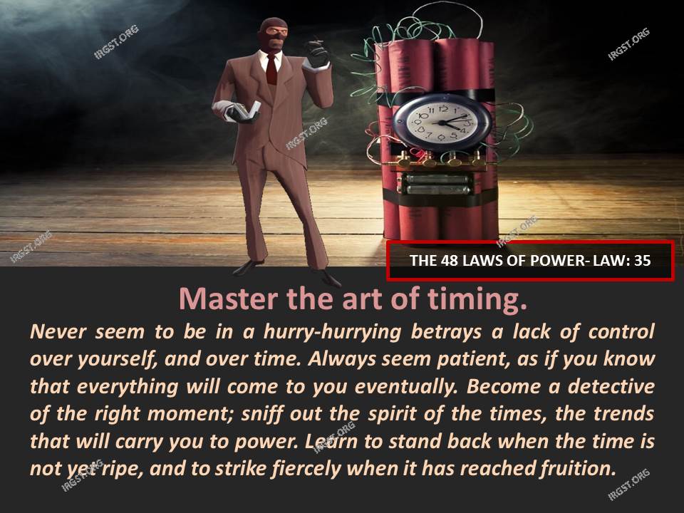 In Summary: The 48 Laws of Power35