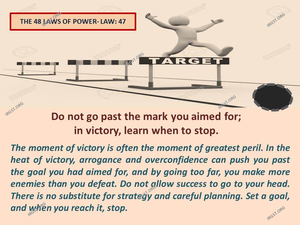 In Summary: The 48 Laws of Power47