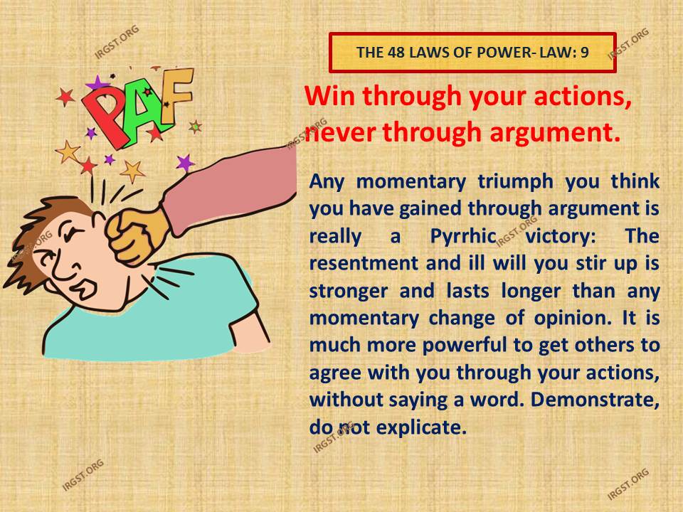In Summary: The 48 Laws of Power9